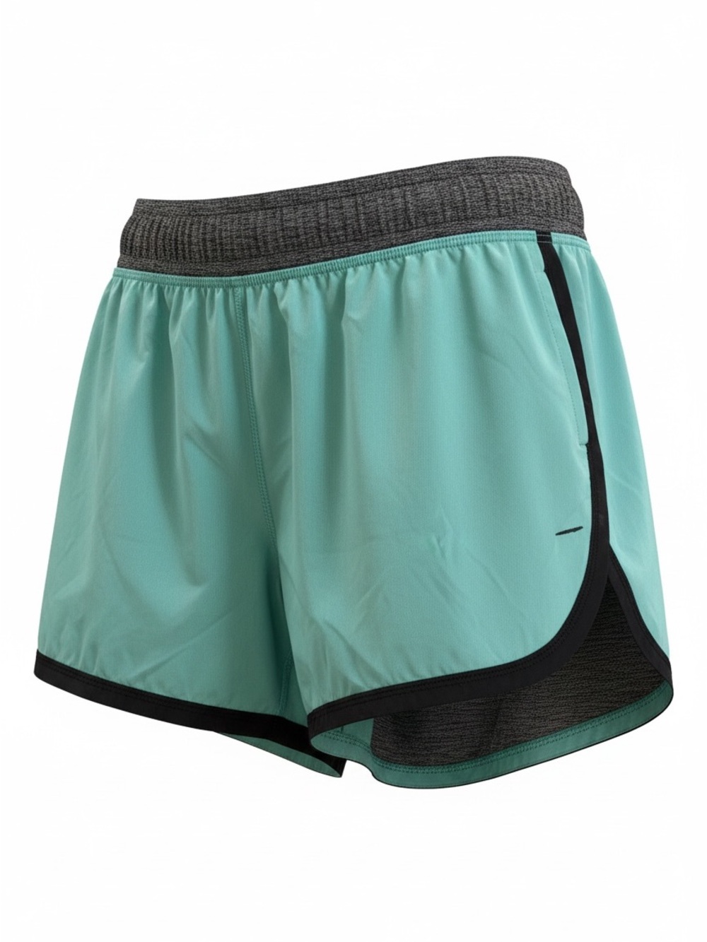 Women's Lululemon Teal Athletic Shorts with Contrast Trim